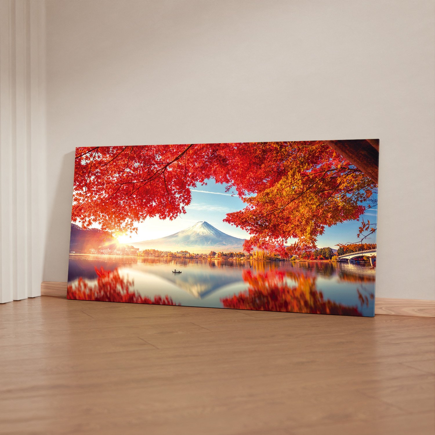 Quadro Decorativo 1 Tela Natureza Monte Fuji