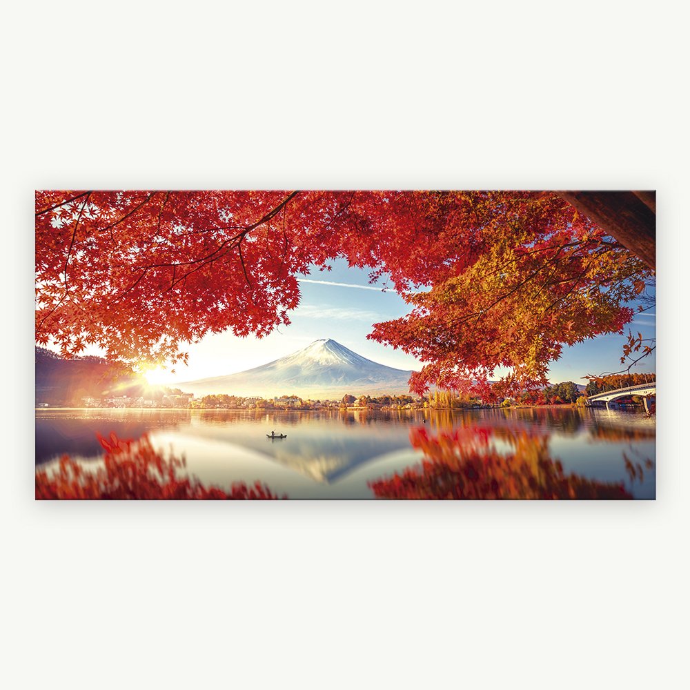 Quadro Decorativo 1 Tela Natureza Monte Fuji