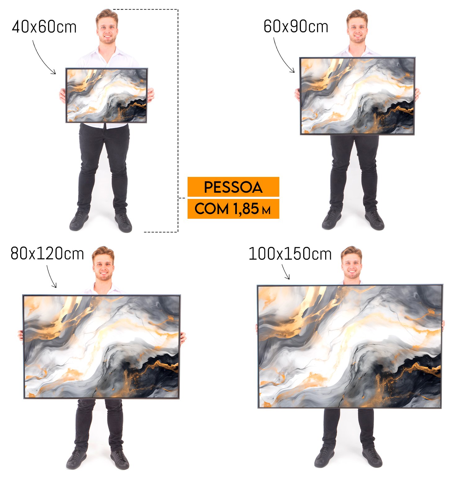 Quadro Decorativo 1 Tela Pintura Mapa Mundi Branco e Dourado