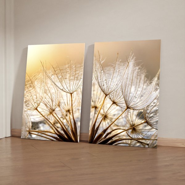 01 quadro decorativo 2 telas 80x120cm branca