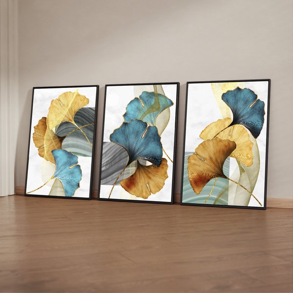 85 quadro decorativo 3 telas