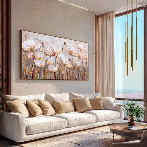 flores brancas luxuosas panoramicos