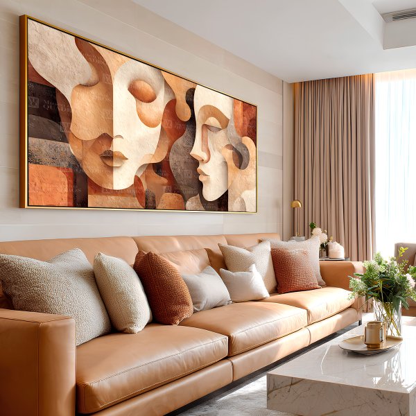 rostos abstratos surrealistas