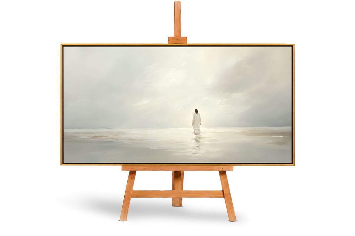 Ambiente decorado com quadro